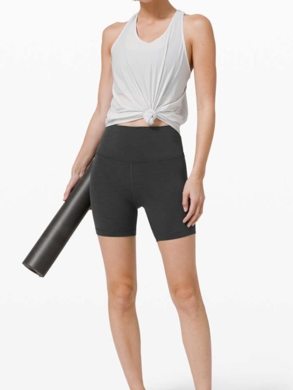 lululemon athletica Wunder Train High-Rise Bike Shorts — Graphite